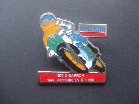 Christian Sarron Yamaha nr 17 motorcoureur kampioen 250 cc